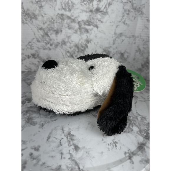 Vintage Plush White & Black Dog Head Case 24 CD DVD Holder Zipper by Head Case - Picture 4 of 11